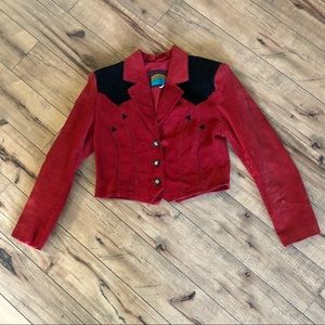 Vintage Pioneer Wear Leather Jacket (M)